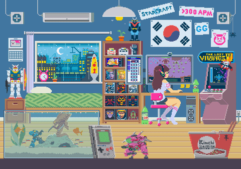 Fondo arcade